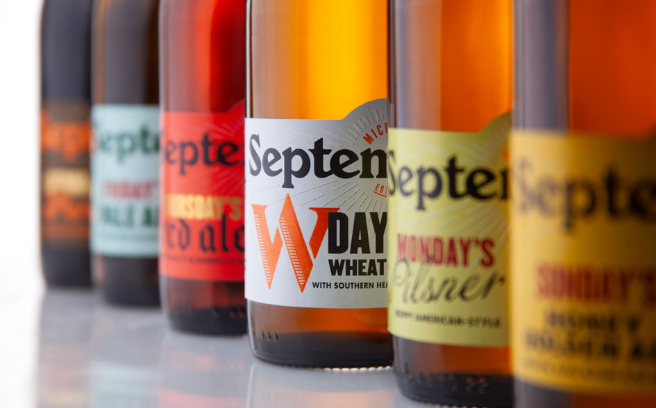 Μπουκάλια από μπύρες SEPTEM